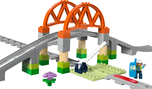 LEGO box 10426 Train Bridge and Tracks Expansion Set