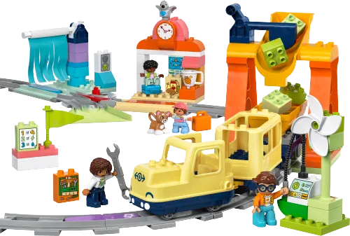 Scatola LEGO 10428 Grande treno comunitario interattivo