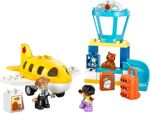 Caja de LEGO 10443 Primera Vez en el Aeropuerto
