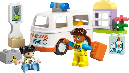 LEGO box 10447 Ambulance & Driver