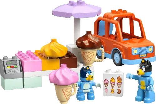 LEGO box 10458 Ice Cream Trip with Bluey