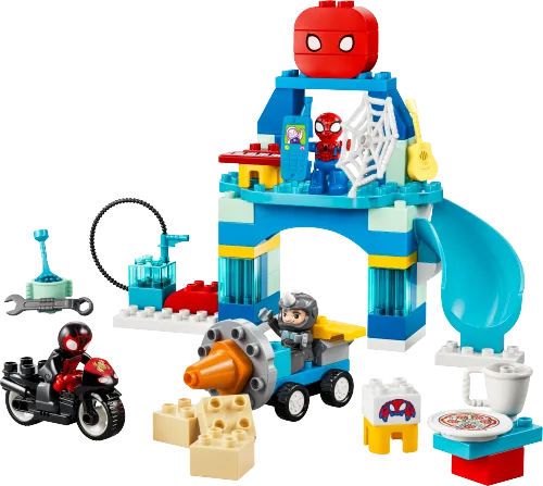 Scatola LEGO 10464 Webquarters del Team Spidey