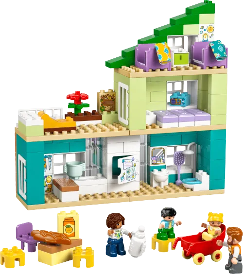 LEGO box 10470 3 in 1 Modern Family House with Figures