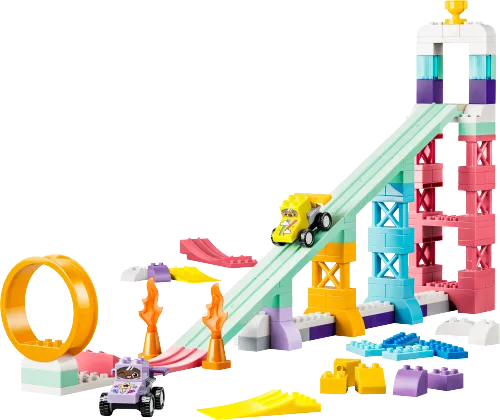 Scatola LEGO 10478 Rampe creative 3 in 1 con veicoli