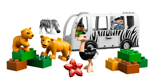 Boîte LEGO 10502 Le bus du zoo