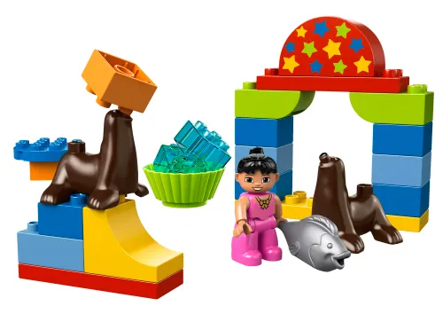 Boîte LEGO 10503 Le numéro des otaries