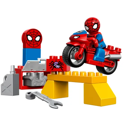 LEGO-Verpackung 10607 Spider-Man – Motorrad-Werkstatt