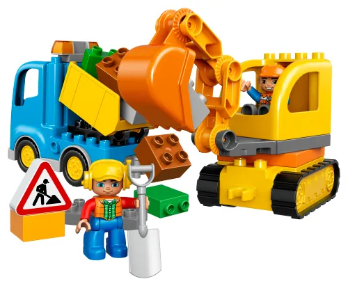 Scatola LEGO 10812 Camion e scavatrice cingolata