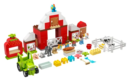 LEGO-Verpackung 10952 Scheune, Traktor und Tierpflege