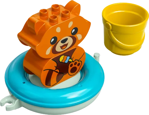 Scatola LEGO 10964 Ora del bagnetto: Panda rosso galleggiante