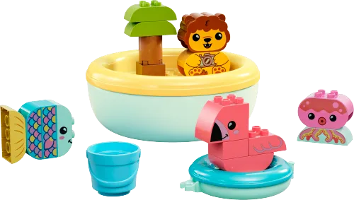 Scatola LEGO 10966 Ora del bagnetto: Isola degli animali galleggiante