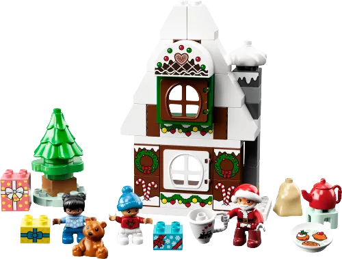 Scatola LEGO 10976 Casa di pan di zenzero di Babbo Natale