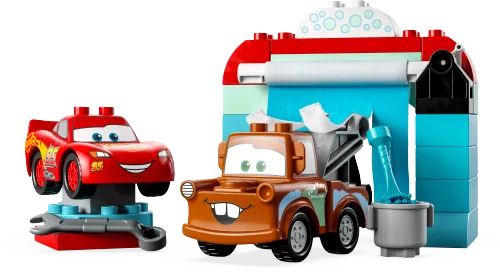 Scatola LEGO 10996 Divertimento all’autolavaggio con Saetta McQueen e Cricchetto