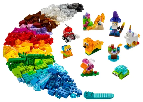 LEGO box 11013 Creative Transparent Bricks