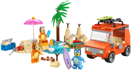 LEGO box 11202 Bluey's Beach & Family Car Trip