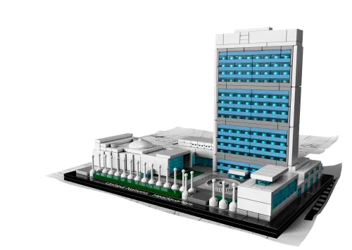 LEGO box 21018 United Nations Headquarters