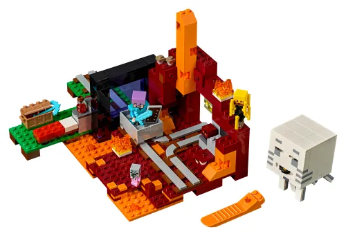 Boîte LEGO 21143 Le portail du Nether