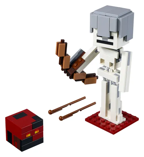 LEGO-Verpackung 21150 BigFig Skelett mit Magmawürfel