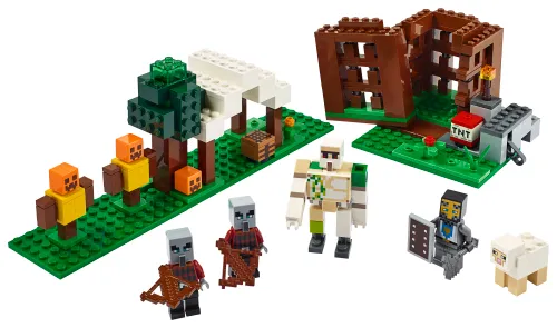 LEGO box 21159 The Pillager Outpost