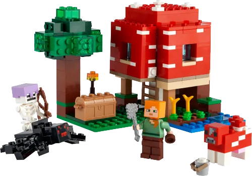 LEGO box 21179 The Mushroom House