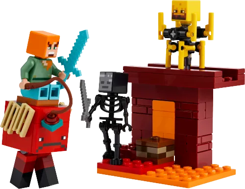 Caja de LEGO 21266 La Batalla de Lava del Inframundo