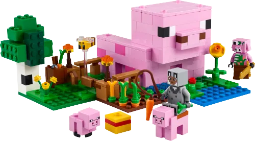 Caja de LEGO 21268 La Casa-Cerdo Bebé