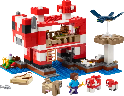LEGO box 21270 The Mooshroom House