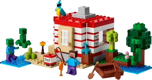 LEGO box 21275 The TNT Jungle House