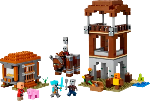 LEGO box 21278 The Pillager Outpost and Ravager