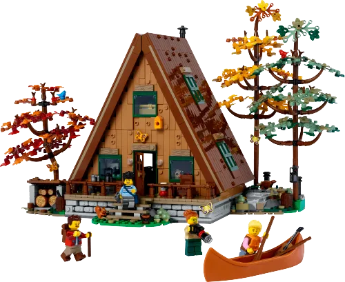 LEGO box 21338 A-Frame Cabin