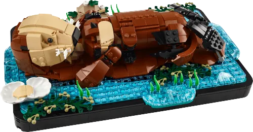 Boîte LEGO 21366 Les loutres câlines