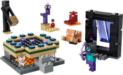 LEGO box 21584 Nether & End Portal Journey