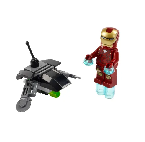 Boîte LEGO 30167 Iron Man contre le drone de combat