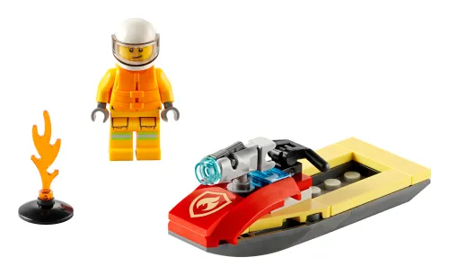 Scatola LEGO 30368 Moto d'acqua dei Pompieri
