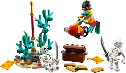 Scatola LEGO 30562 Il viaggio sottomarino di Monkie Kid