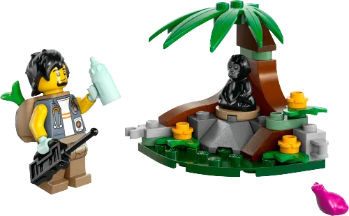 Boîte LEGO 30665 La rencontre avec le bébé gorille