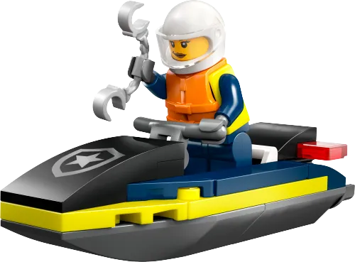 Boîte LEGO 30693 Le jet-ski de la police