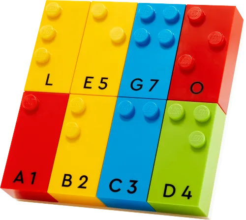 LEGO box 30711 Play with Braille Bricks