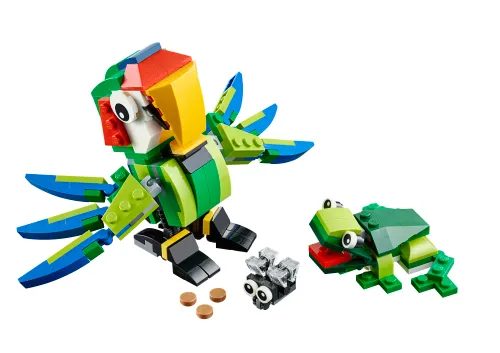 LEGO-Verpackung 31031 Regenwaldtiere