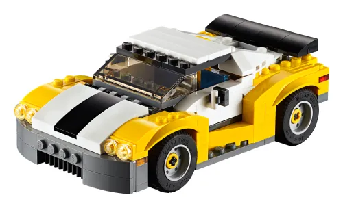 Scatola LEGO 31046 Auto sportiva gialla