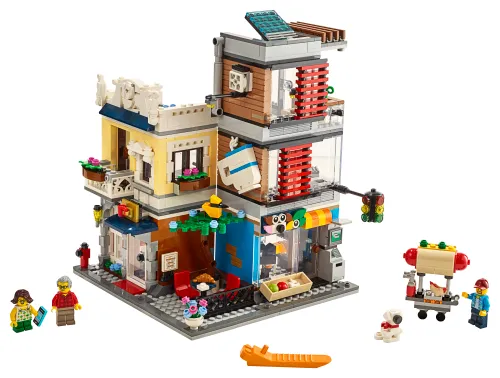 LEGO box 31097 Townhouse Pet Shop & Café