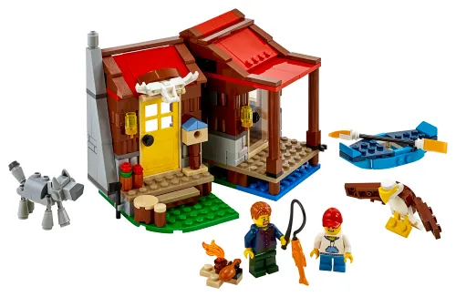 Boîte LEGO 31098 Le chalet dans la nature