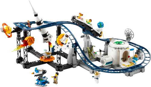 Boîte LEGO 31142 Les montagnes russes de l’espace