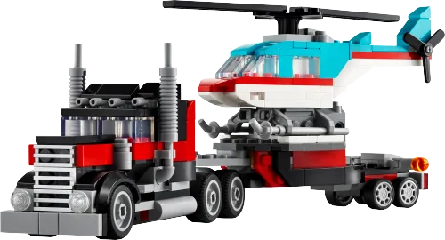 LEGO box 31146 Flatbed Truck with Helicopter