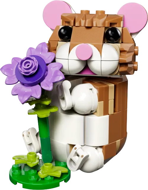 LEGO box 31376 Cute Hamster with a Flower