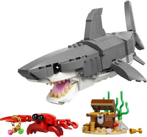 LEGO box 31381 Fierce Shark with a Treasure Chest