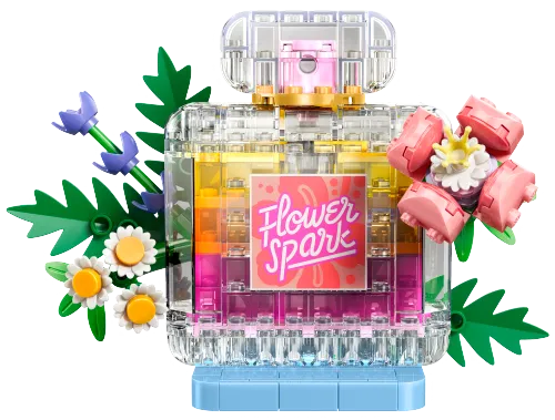 LEGO box 31383 Floral Decor Perfume Bottle