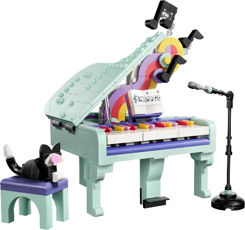 LEGO box 31392 Music Decor Piano with Cat