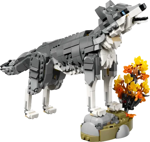 LEGO box 31393 Forest Animals: Gray Wolf