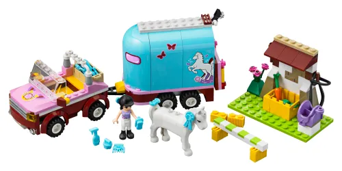 Boîte LEGO 3186 La remorque à chevaux d'Emma